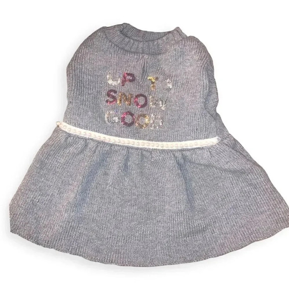 Pearl and sequin sweater knit dress - Picture 1 of 4